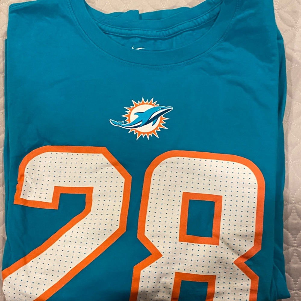 Nike Teal and Orange Short Sleeve Tee